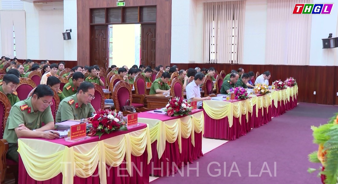 CÔNG AN TỈNH GIA LAI TỔ CHỨC HỘI NGHỊ SƠ KẾT CÔNG TÁC CÔNG AN 6 THÁNG ĐẦU NĂM 2022