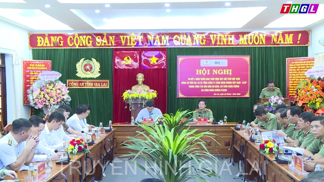 Sơ kết quy chế phối hợp giữa Công an tỉnh và  Tổng Công ty Cảng hàng không Việt Nam – CTCP