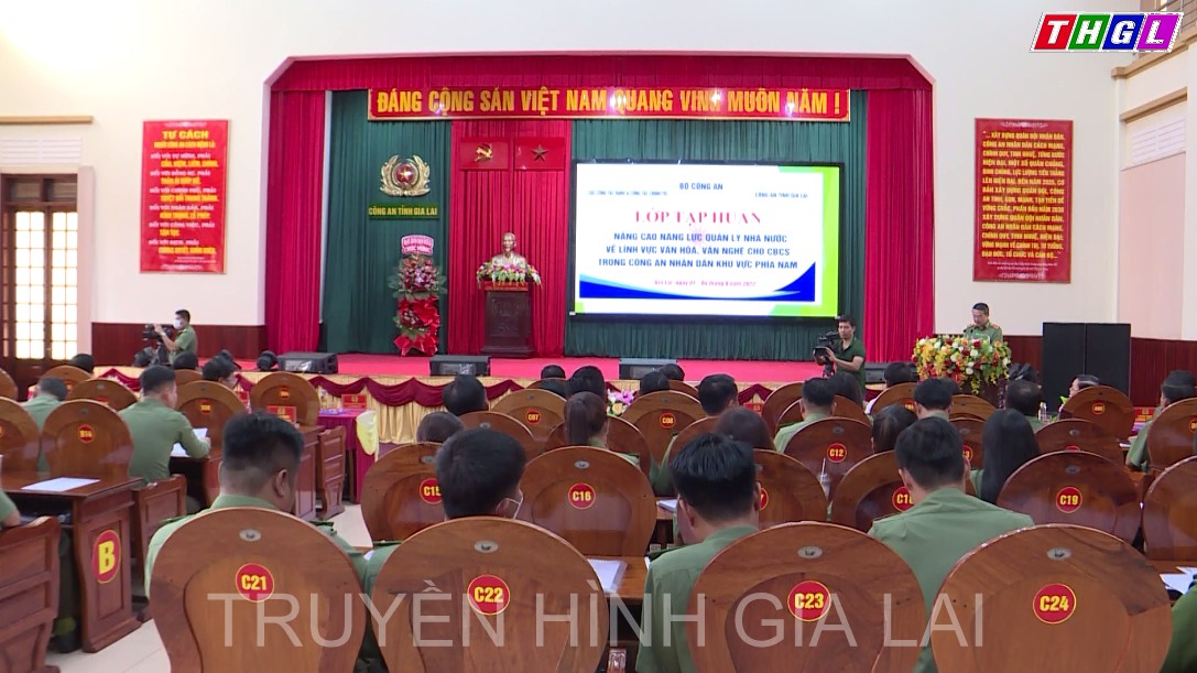 Tập huấn Nâng cao năng lực quản lý nhà nước về lĩnh vực văn hoá, văn nghệ cho cán bộ, chiến sỹ trong Công an nhân dân khu vực phía Nam