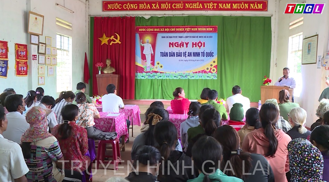 Công an xã Ia Dêr, huyện Ia Grai tổ chức “Ngày hội toàn dân bảo vệ an ninh Tổ quốc”