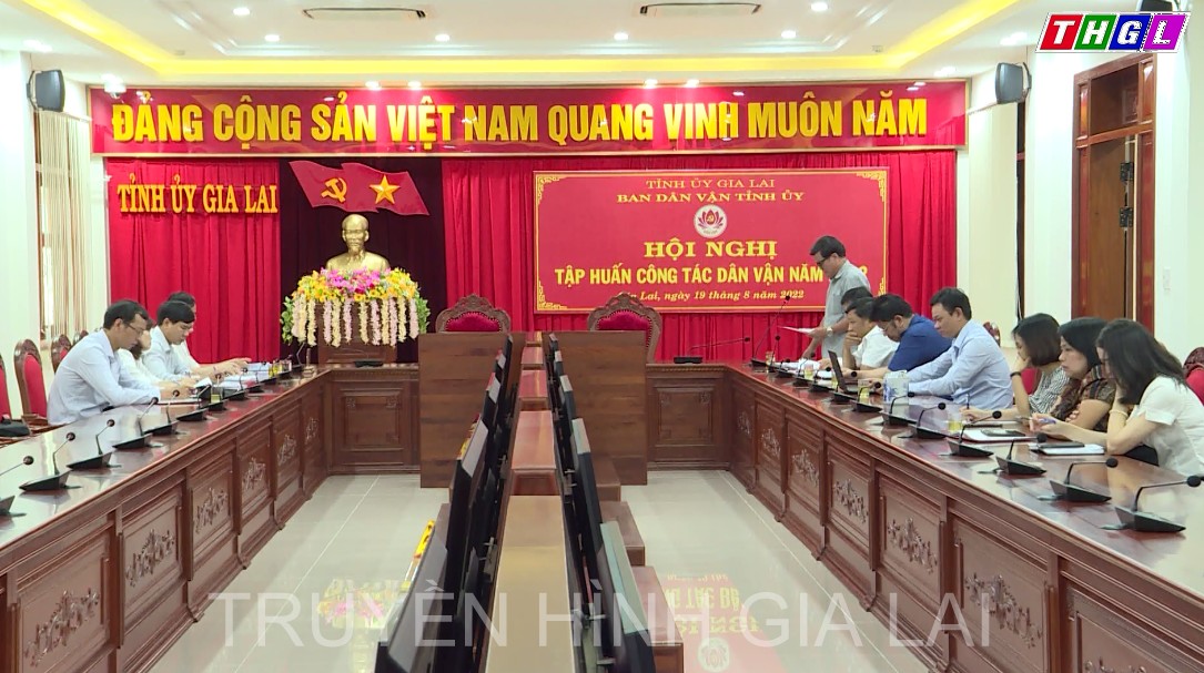 Hội nghị tập huấn công tác dân vận năm 2022