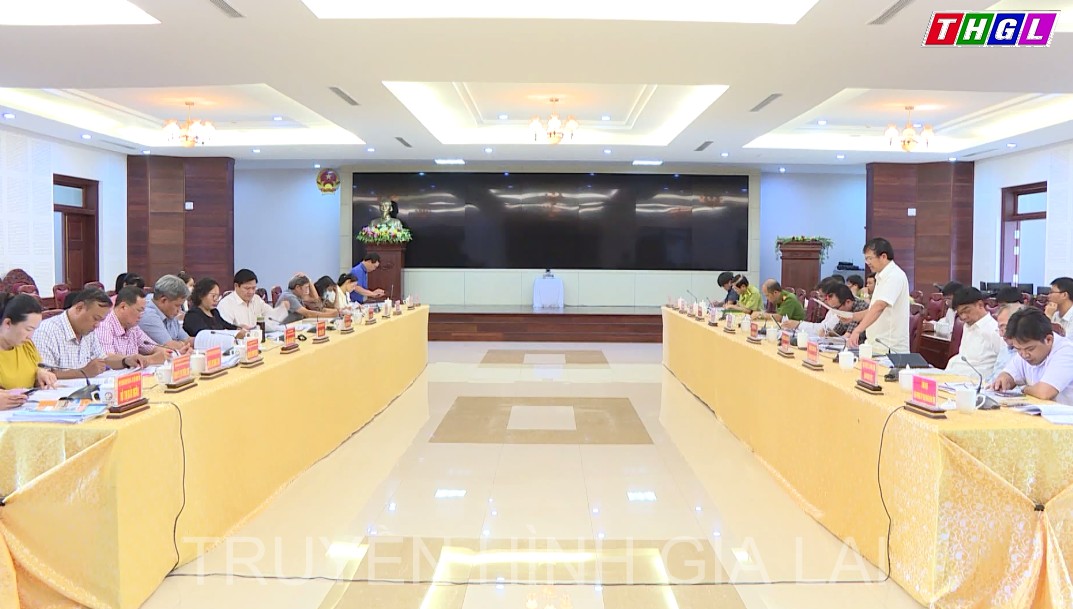 Đoàn giám sát của Thường trực HĐND tỉnh làm việc với UBND tỉnh về công tác trồng rừng và quản lý, bảo vệ rừng trên địa bàn tỉnh giai đoạn 2017 – 2021