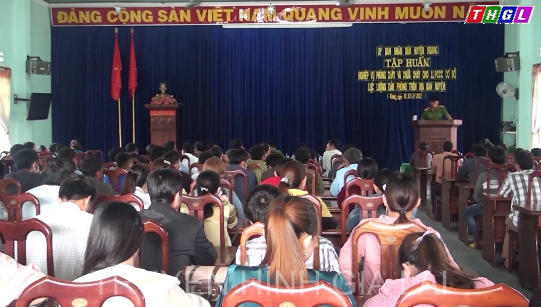 KBANG TẬP HUẤN NGHIỆP VỤ PHÒNG CHÁY, CHỮA CHÁY