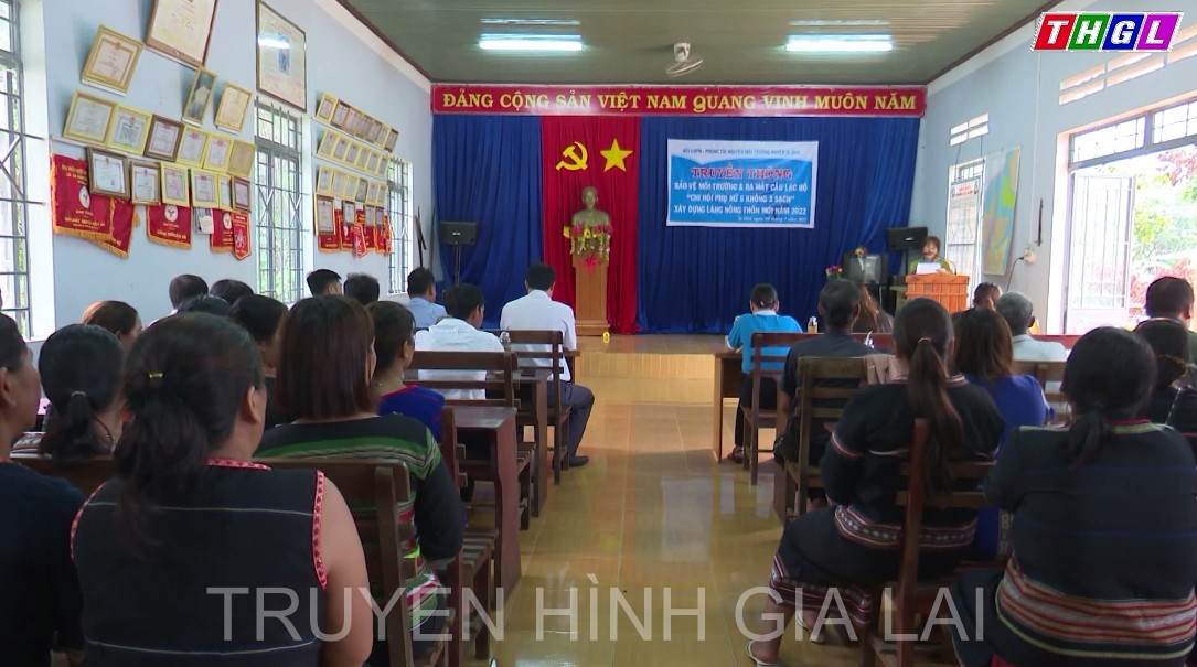 Hội LHPN huyện Ia Grai tổ chức truyền thông bảo vệ môi trường