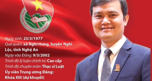 Chân dung tân Bí thư thứ Nhất Trung ương Đoàn Bùi Quang Huy