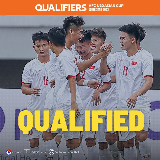 U20 Việt Nam giành vé vào vòng chung kết U20 châu Á 2023