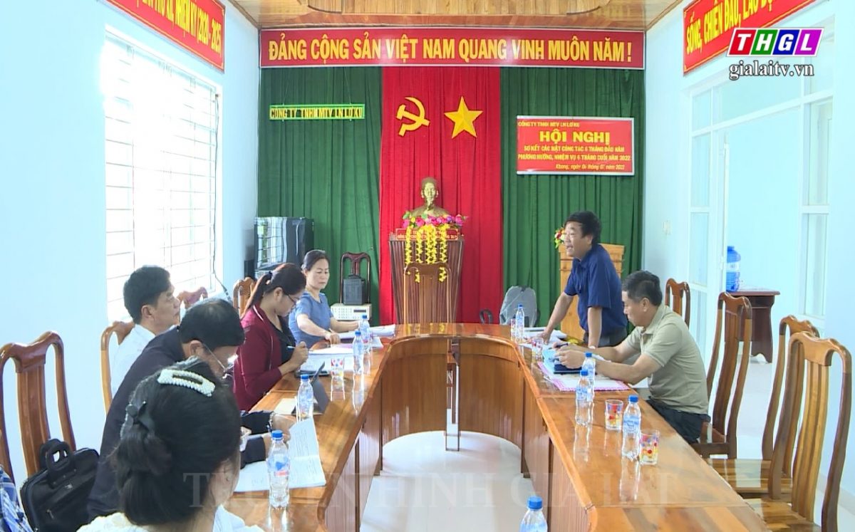 Đoàn khảo sát Ban Dân tộc HĐND tỉnh khảo sát tại Công ty TNHH MTV Lâm nghiệp Lơ Ku