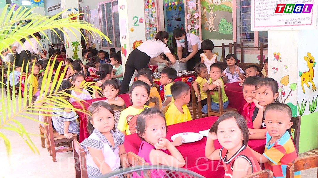 Các trường học ở thị xã Ayun Pa đảm bảo điều kiện để tổ chức học bán trú