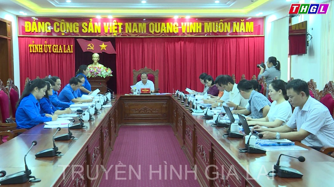 Gia Lai: Duyệt nội dung Đại hội đại biểu Đoàn Thanh niên Cộng sản Hồ Chí Minh tỉnh Gia Lai lần thứ XV, nhiệm kỳ 2022- 2027