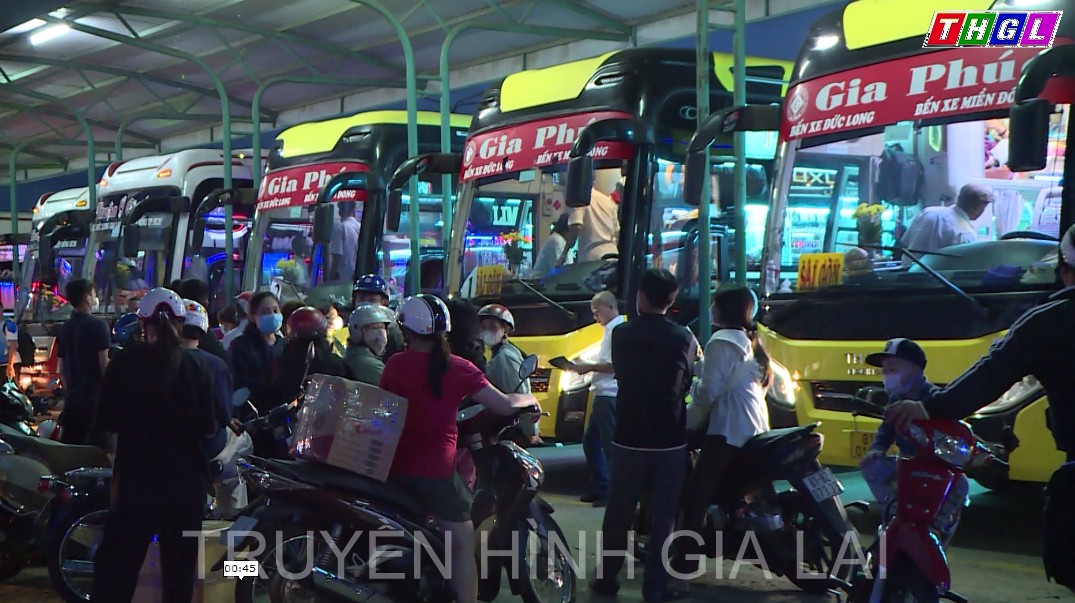 Gia Lai huy động tối đa phương tiện giải tỏa lượng hành khách tăng cao sau Kỳ nghỉ Lễ 2/9