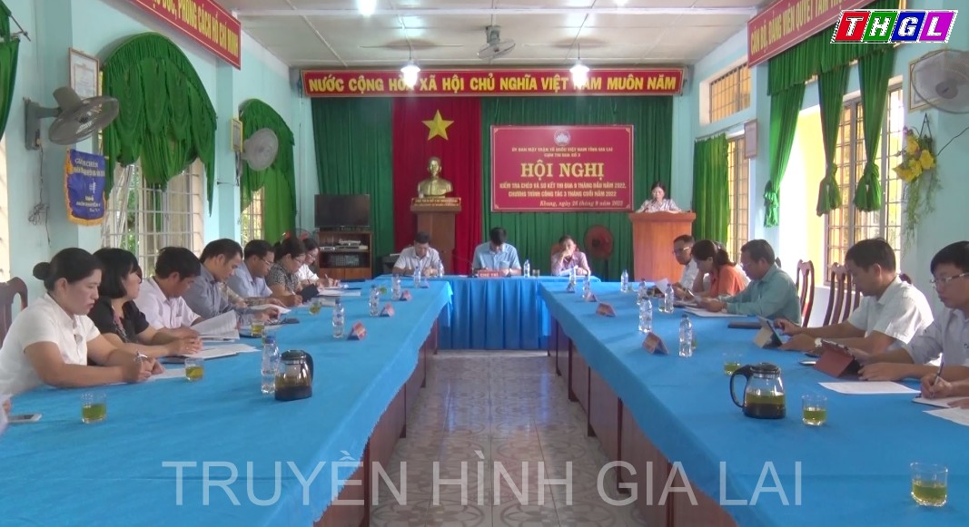 Ủy ban Mặt trận tỉnh giao ban Cụm Thi đua số 3