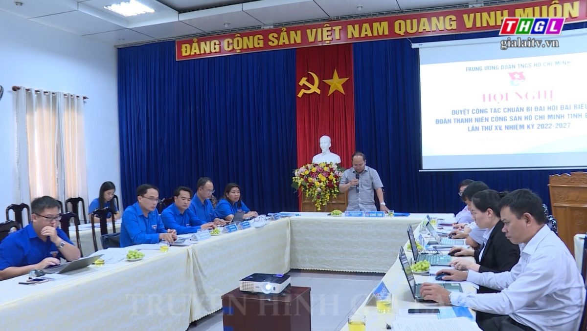 Hội nghị duyệt công tác chuẩn bị Đại hội Đại biểu Đoàn Thanh niên Cộng sản Hồ Chí Minh tỉnh Gia Lai lần thứ XV, nhiệm kỳ 2022-2027