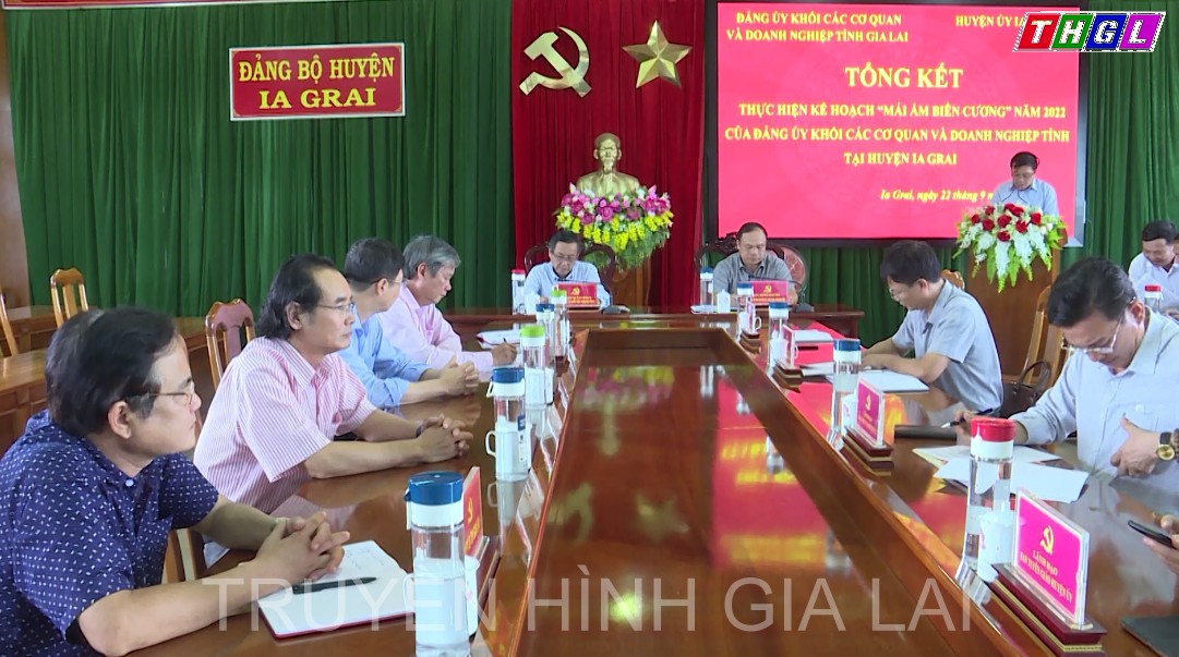 Đảng ủy khối các cơ quan và doanh nghiệp tỉnh Gia Lai tổ chức tổng kết thực hiện kế hoạch “Mái ấm biên cương năm 2022” tại huyện Ia Grai