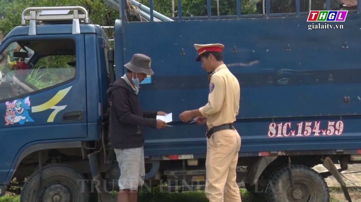 Huyện Kbang tăng cường công tác đảm bảo an toàn giao thông