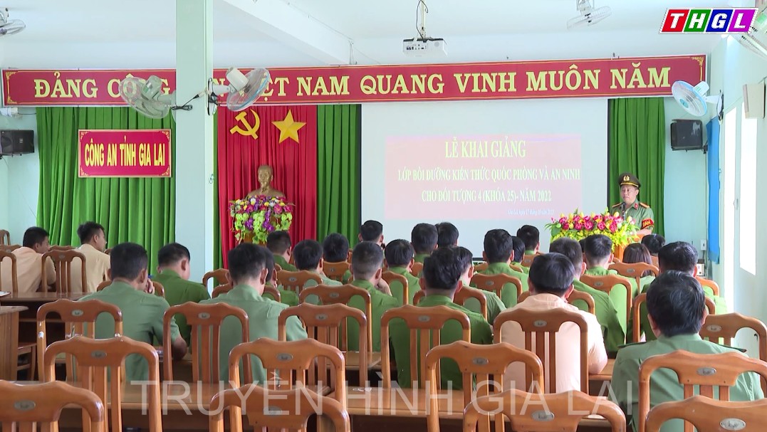 Công an tỉnh khai giảng lớp bồi dưỡng kiến thức Quốc phòng và An ninh khóa 25, năm 2022