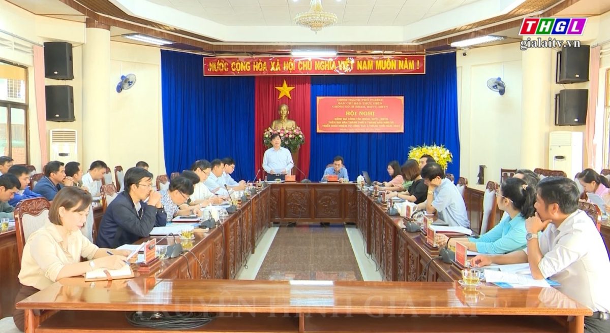 Hội nghị đánh giá công tác BHXH, BHYT, BHTN trên địa bàn Tp. Pleiku