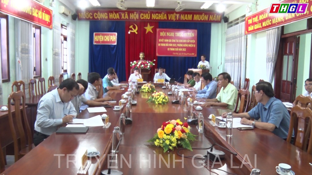 Huyện Chư Pưh sơ kết đánh giá công tác CCHC và nâng cao năng lực cạnh tranh cấp huyện (DDCI) 9 tháng đầu năm 2022