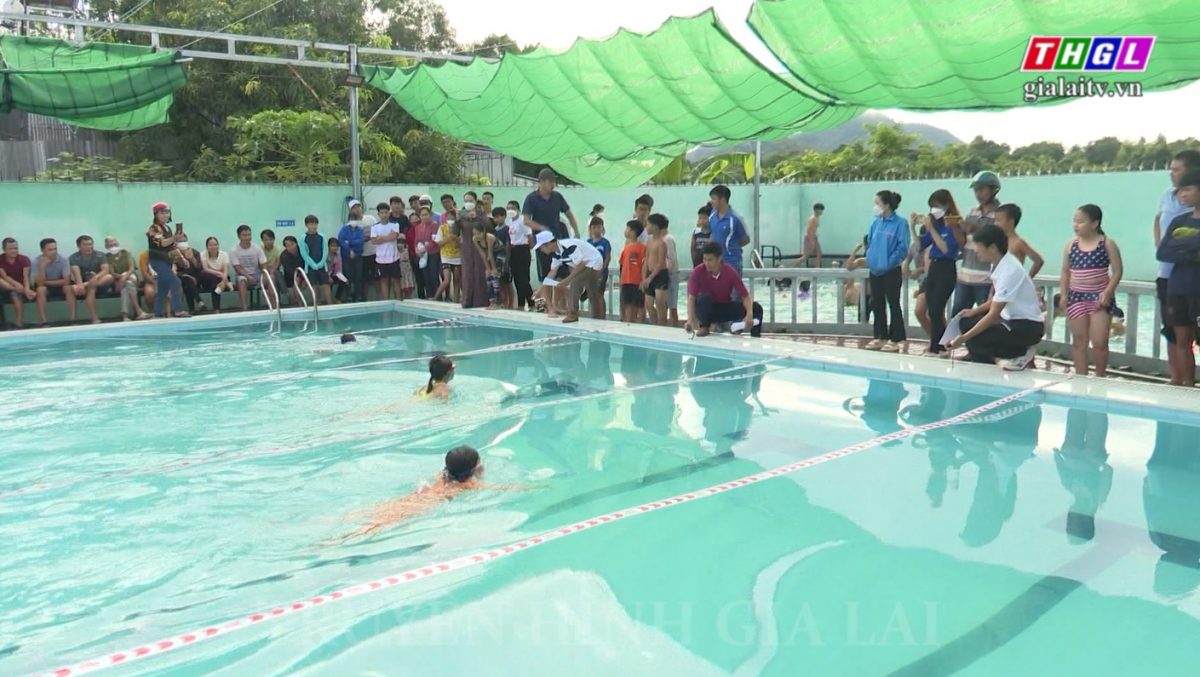 Huyện Krông Pa tổ chức thành công giải bơi lứa tuổi học sinh, thanh thiếu niên lần thứ II năm 2022