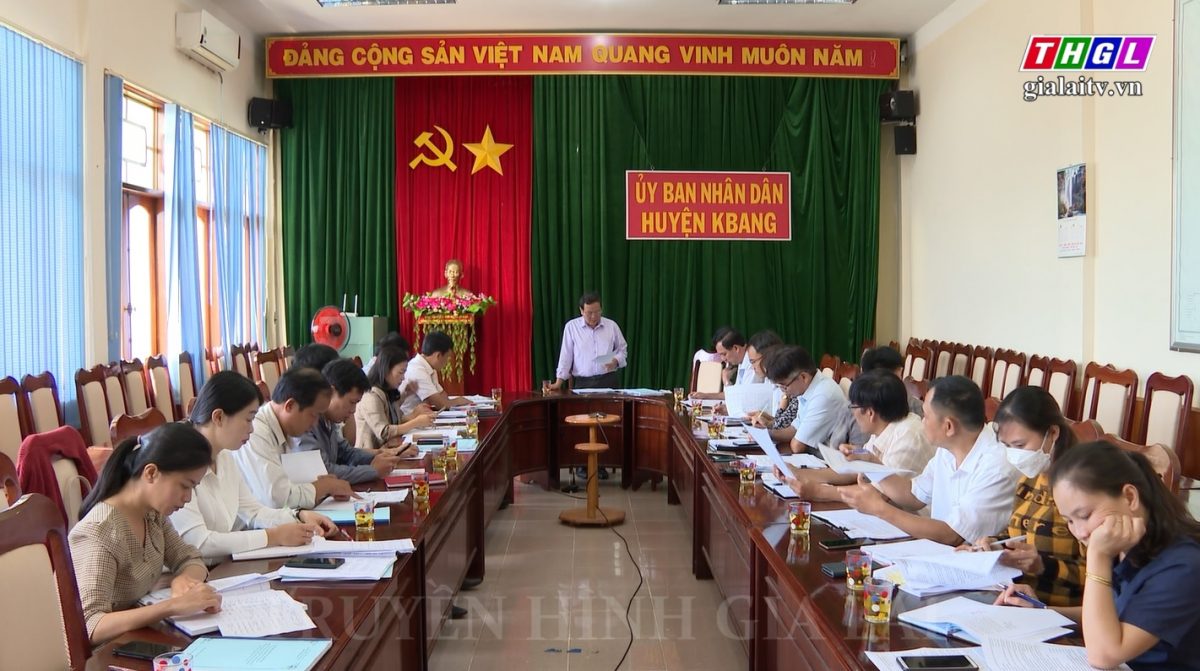 Đoàn giám sát của HĐND tỉnh làm việc tại huyện Kbang