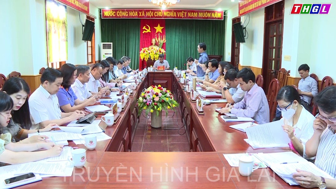 Thường trực HĐND tỉnh họp thống nhất dự kiến chương trình Kỳ họp thứ 9, HĐND tỉnh khóa XII, nhiệm kỳ 2021-2026