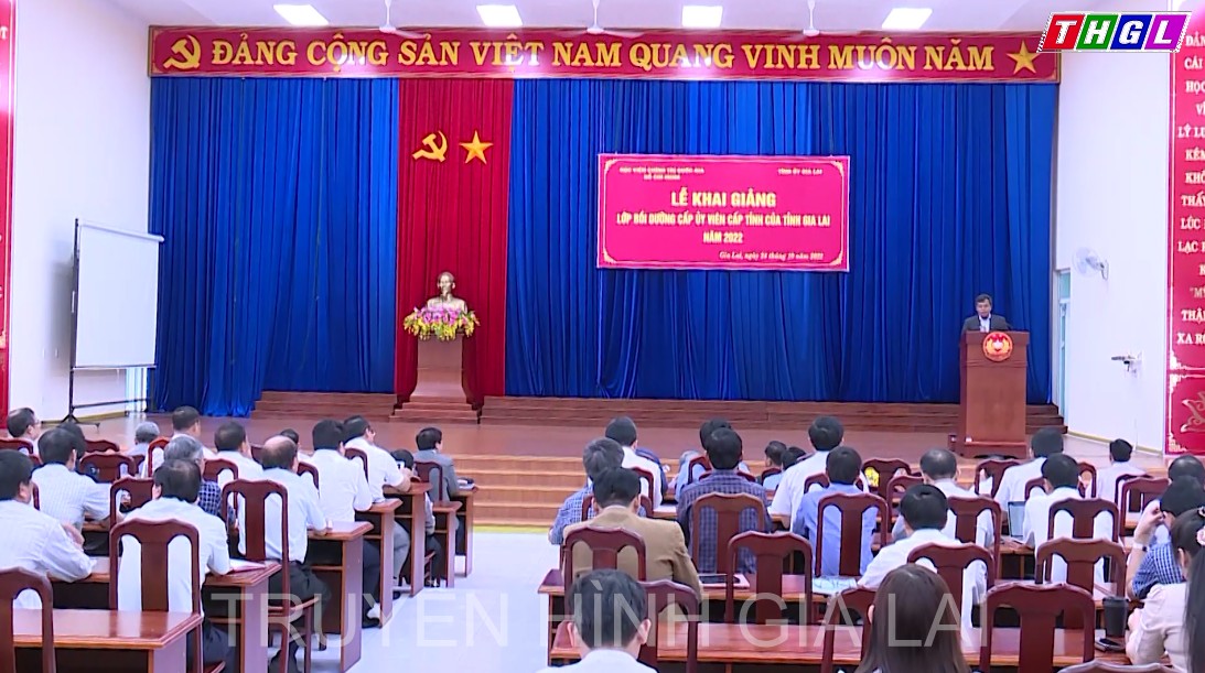 Khai giảng Lớp Bồi dưỡng cấp ủy viên cấp tỉnh của tỉnh Gia Lai