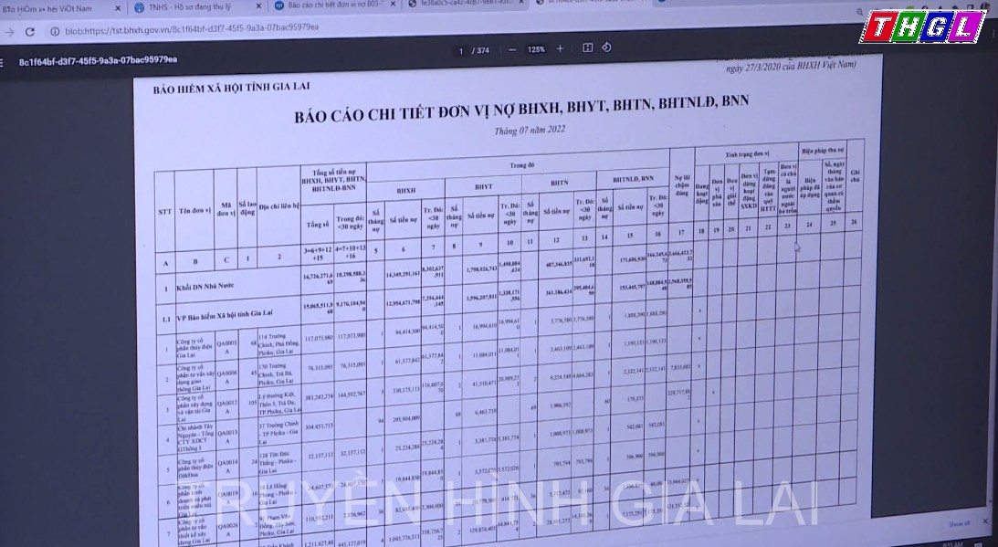 Gia Lai: Tổng số nợ các loại bảo hiểm trong tháng 9/2022 giảm gần 75 tỉ đồng so với tháng 8/2022