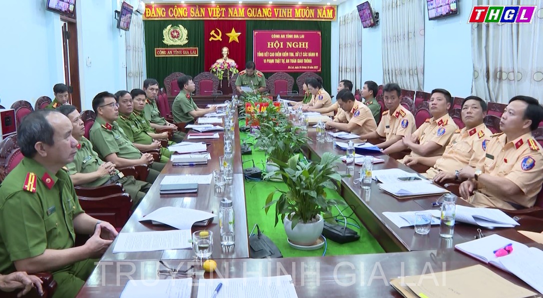 Hội nghị trực tuyến tổng kết Kế hoạch số 299 về thực hiện cao điểm kiểm tra, xử lý các hành vi vi phạm trật tự, an toàn giao thông