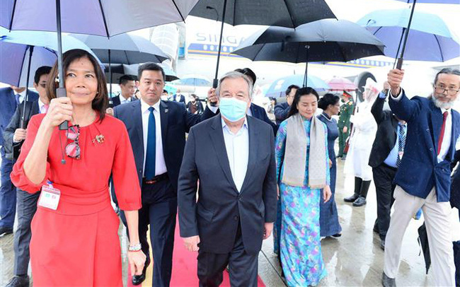 Tổng Thư ký LHQ António Guterres bắt đầu chuyến thăm chính thức Việt Nam