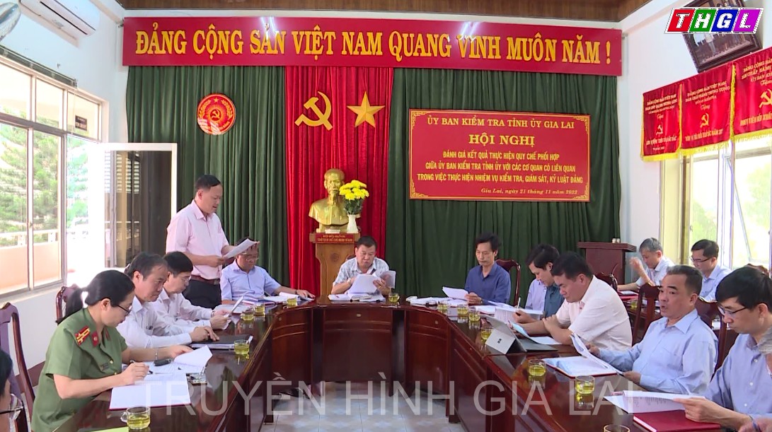 Hội nghị đánh giá kết quả thực hiện quy chế phối hợp giữa Ủy ban Kiểm tra Tỉnh ủy và các cơ quan có liên quan trong việc thực hiện nhiệm vụ kiểm tra, giám sát, kỷ luật đảng