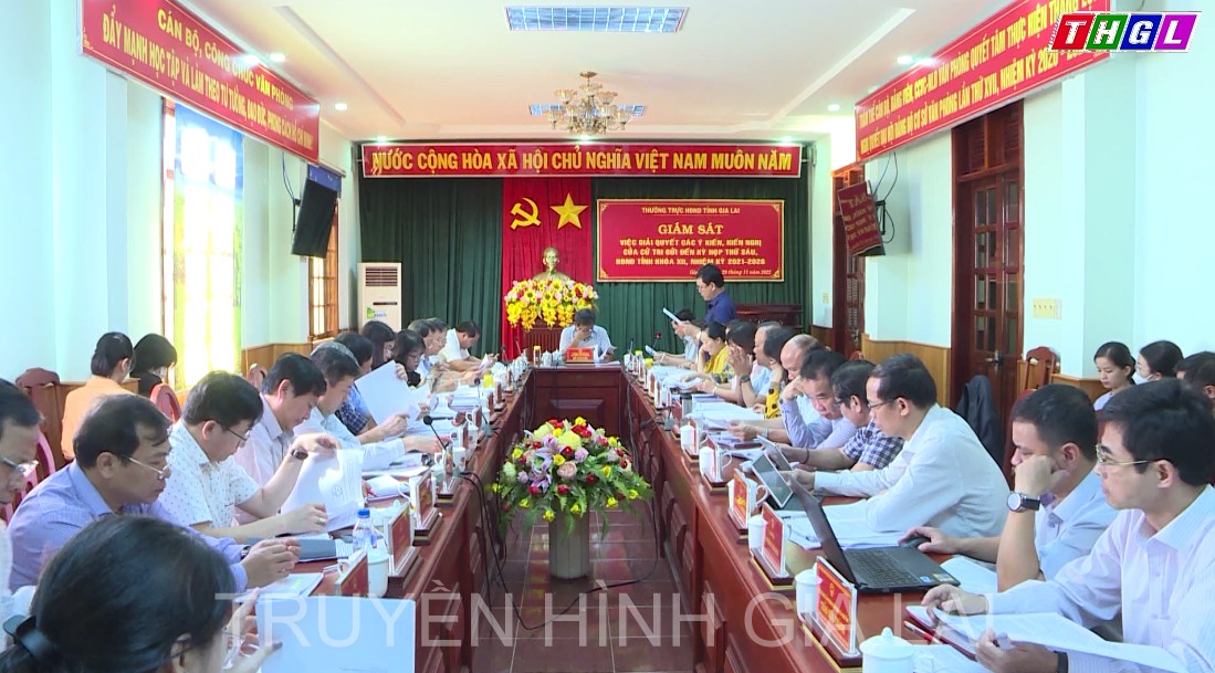 Giám sát việc giải quyết các ý kiến kiến nghị của cử tri gửi đến Kỳ họp thứ sáu HĐND tỉnh khoá XII, nhiệm kỳ 2021 – 2026