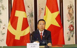 Thường trực Ban Bí thư hội đàm trực tuyến với Bí thư Thành ủy Bắc Kinh (Trung Quốc) Thái Kỳ