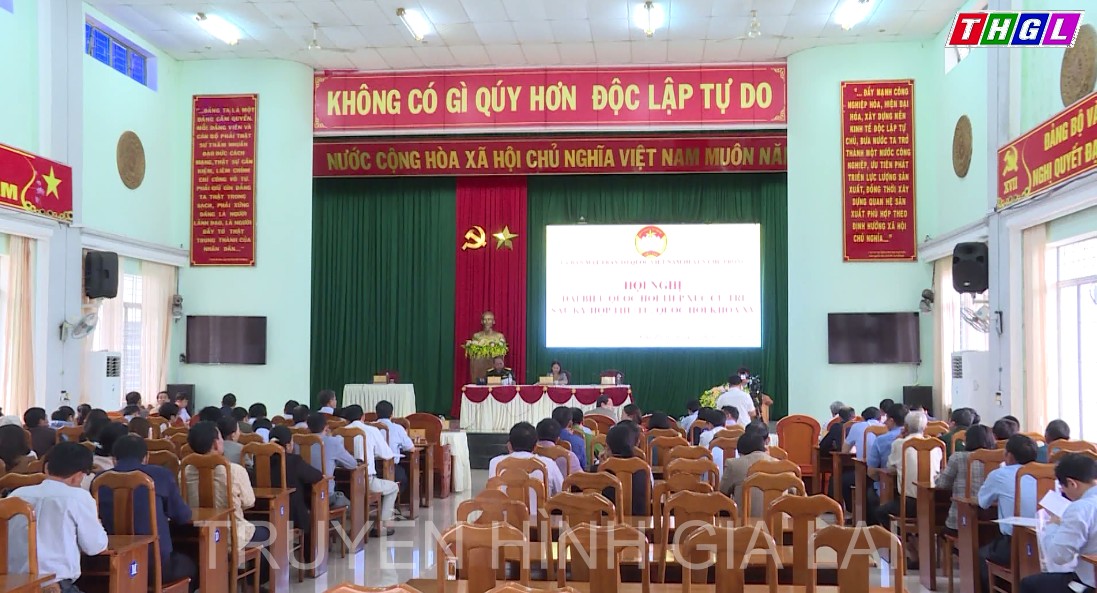 Đoàn Đại biểu Quốc hội tỉnh Gia Lai tiếp xúc cử tri tại huyện Chư Prông
