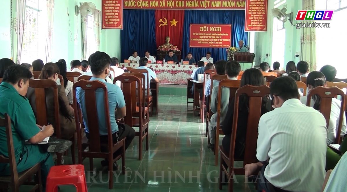 Đại biểu HĐND 3 cấp tiếp xúc cử tri xã Chư A Thai, huyện Phú Thiện trước Kỳ họp thứ Chín, HĐND tỉnh Gia Lai khóa XII