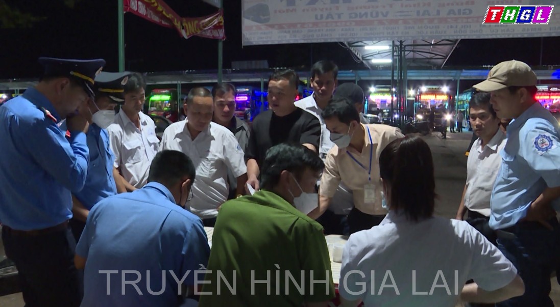Gia Lai mở cao điểm tổng kiểm tra lái xe khách đường dài sử dụng chất cấm