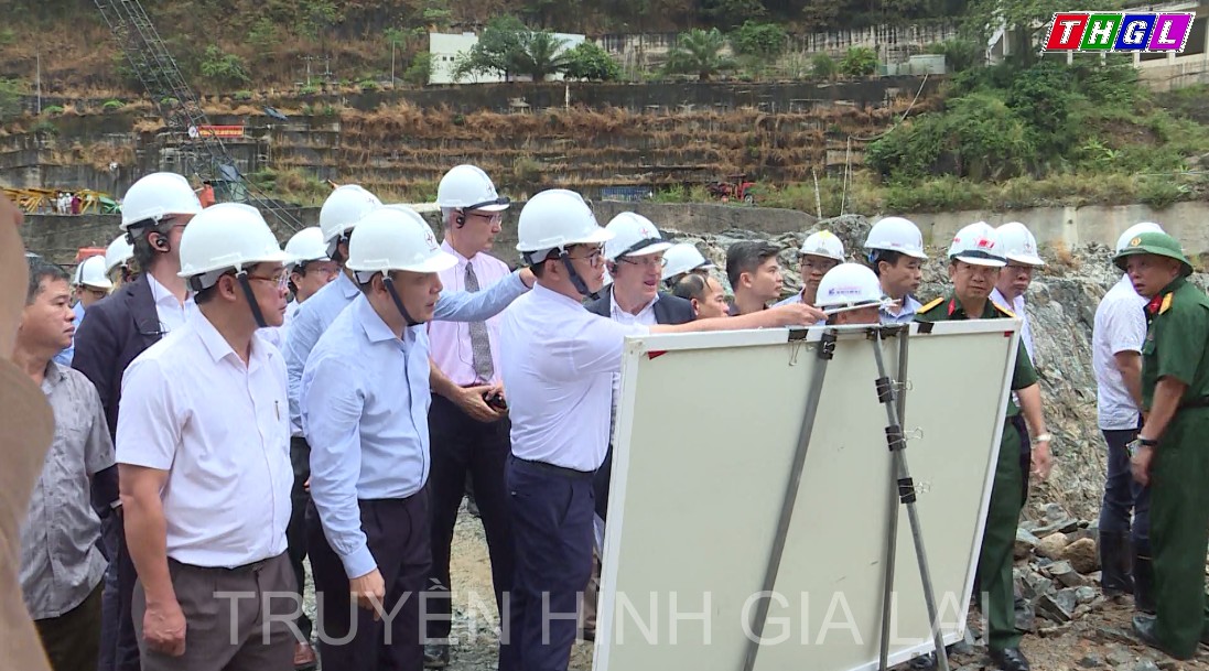 Đoàn Công tác Bộ Công Thương và Phái đoàn Liên minh châu Âu (EU) kiểm tra thực tế tại Dự án Nhà máy Thủy điện Ia Ly mở rộng