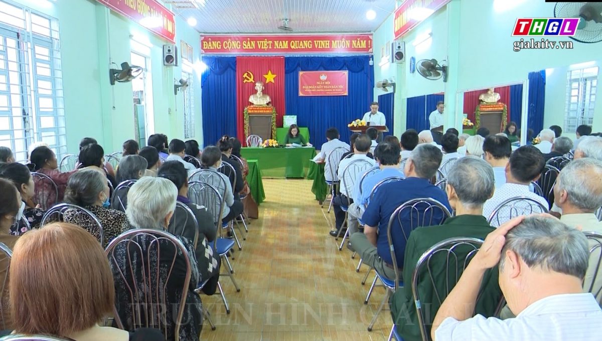 TP.Pleiku tổ chức Ngày hội Đại đoàn kết toàn dân tộc tại Tổ dân phố 2, phường IaKring