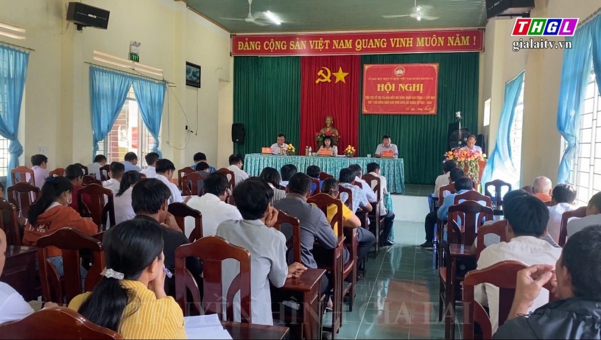 Đại biểu HĐND tỉnh Gia Lai tiếp xúc cử tri tại huyện Krông Pa