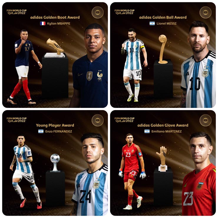 World Cup hạ màn nghẹt thở: Mbappe đoạt Vua phá lưới, Messi ẵm Quả bóng vàng