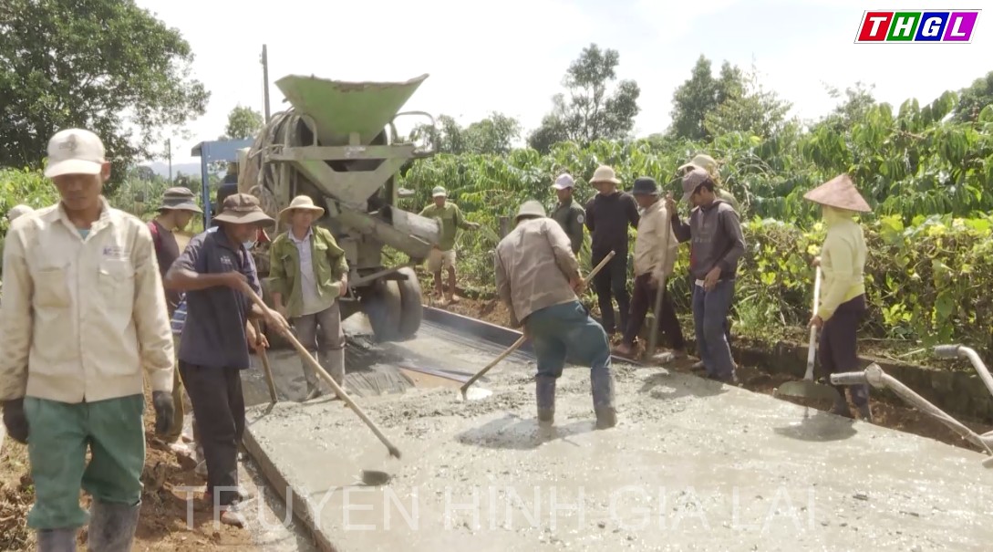 Chư Păh tích cực thực hiện chương trình kiên cố hóa hạ tầng giao thông