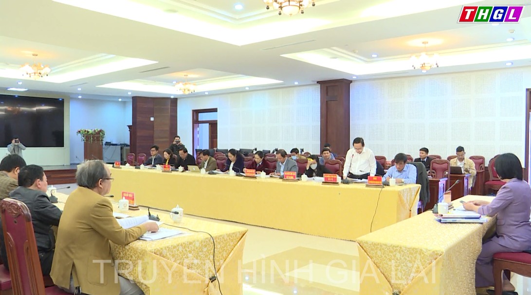 UBND tỉnh Gia Lai làm việc với các sở, ngành, đơn vị về công tác y tế