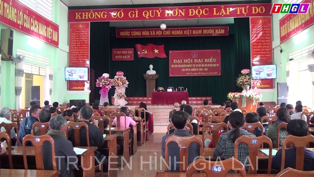 Đại hội Hội bảo trợ Người khuyết tật và Trẻ em mồ côi huyện Đak Pơ