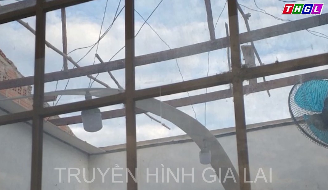 Gió lốc gây thiệt hại ở các địa phương trên địa bàn tỉnh Gia Lai gần 280 triệu đồng