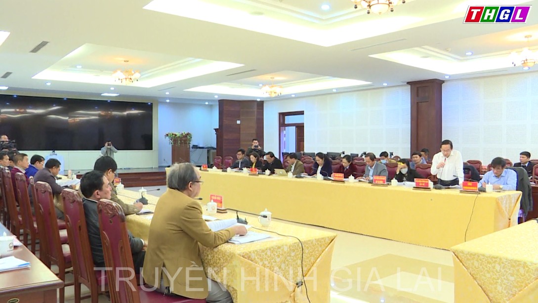 UBND tỉnh Gia Lai làm việc với các sở, ngành, đơn vị về công tác y tế