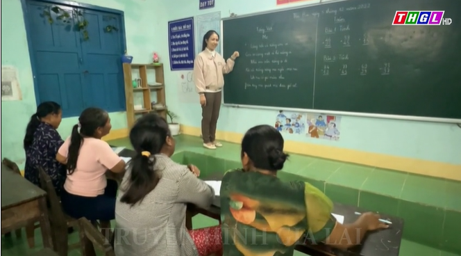 Lớp học đặc biệt ở vùng đồng bào Ra Glai xã Vinh Hải, tỉnh Ninh Thuận