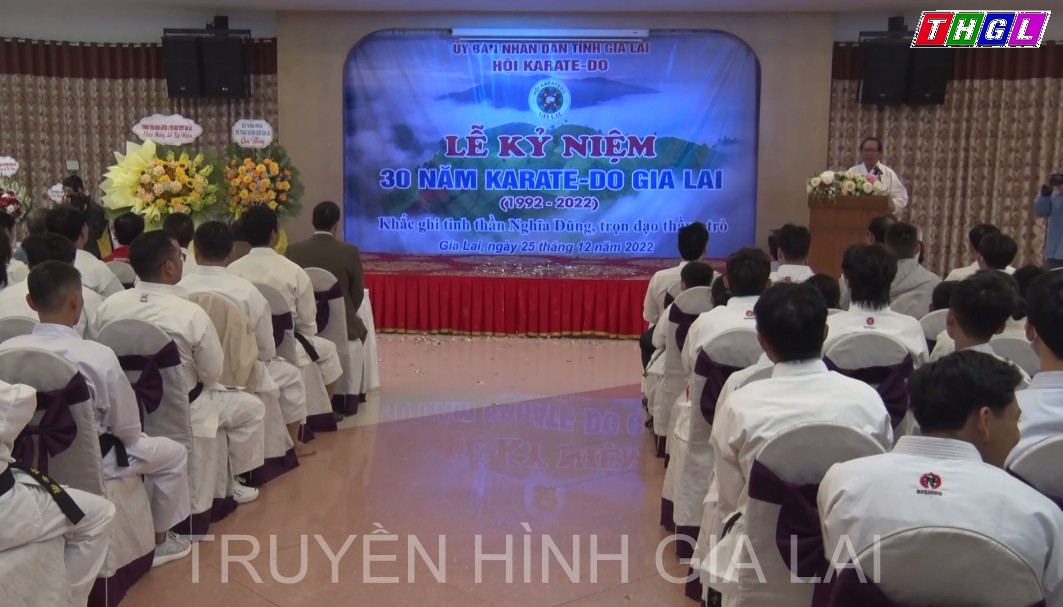 Hội Karatedo Gia Lai kỷ niệm 30 năm thành lập
