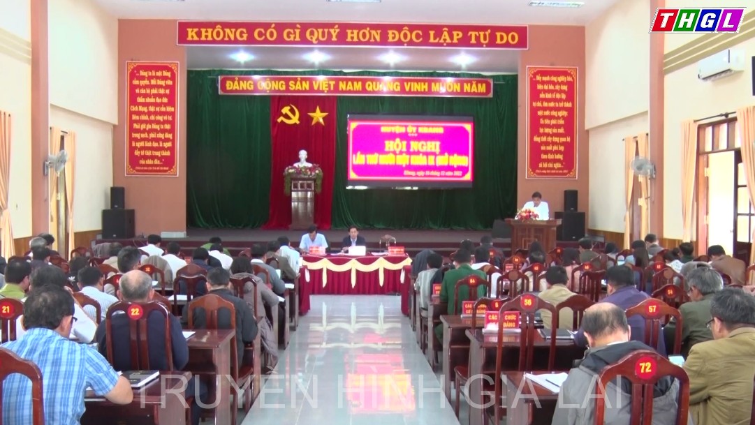 Ban Chấp hành Đảng bộ huyện Kbang tổ chức Hội nghị lần thứ XI (mở rộng)  