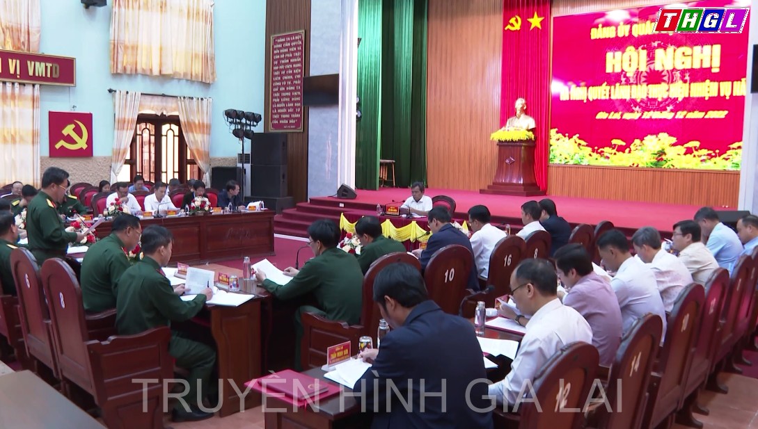 Đảng ủy Quân sự tỉnh Gia Lai tổ chức Hội nghị ra Nghị quyết lãnh đạo thực hiện nhiệm vụ quốc phòng, quân sự địa phương năm 2023