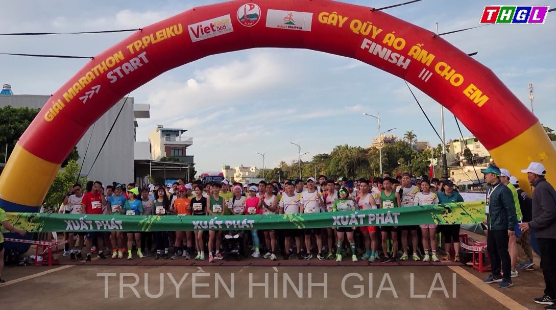 Thành phố Pleiku tổ chức Giải Marathon gây Quỹ “Áo ấm cho em”