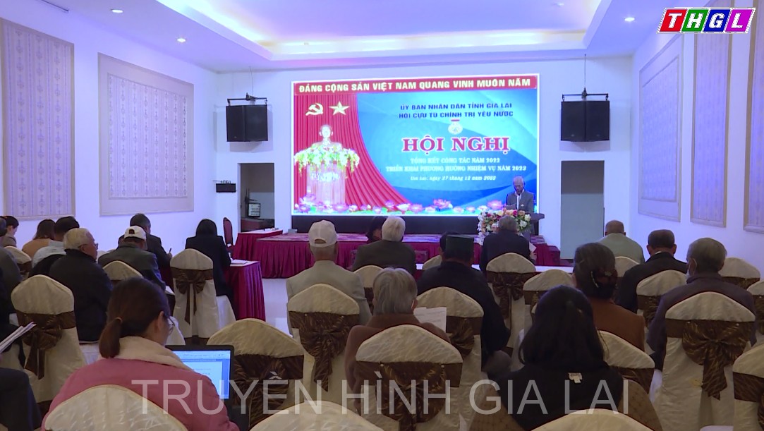 Hội Cựu tù Chính trị yêu nước tỉnh Gia Lai tổ chức Hội nghị Tổng kết năm 2022 và triển khai phương hướng, nhiệm vụ năm 2023.