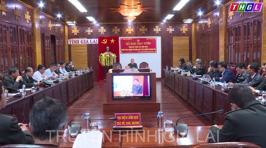 Hội nghị trực tuyến Tổng kết công tác năm 2022 và triển khai nhiệm vụ năm 2023 của ngành Thanh tra